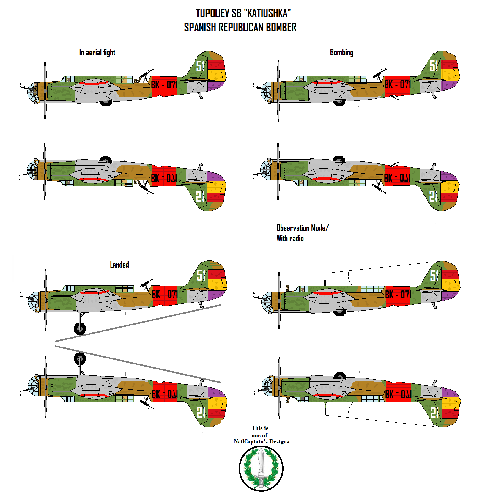 Republican Tupoliev Bombers